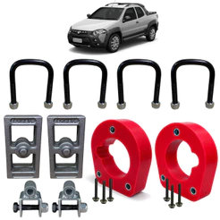 Kit lift PU Elevação Completa Fiat Strada todas até 2020
