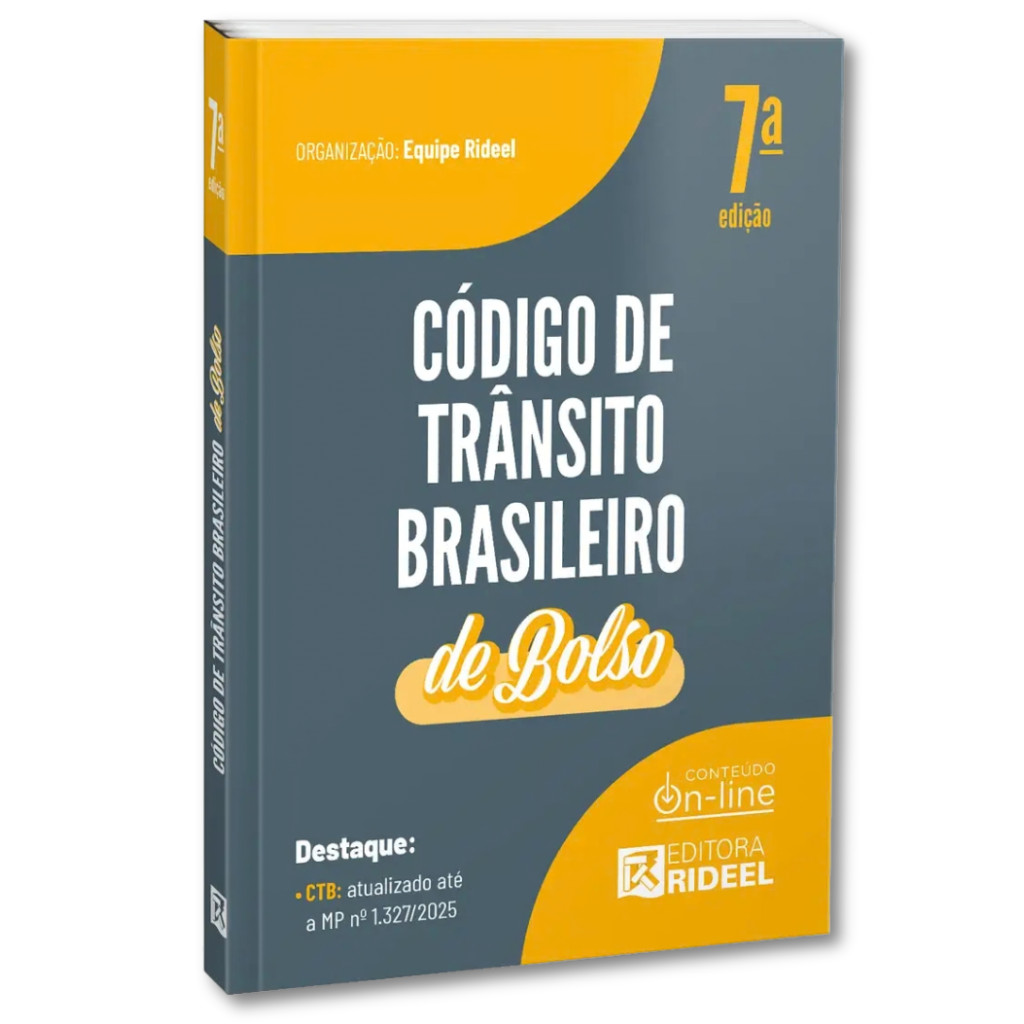 Código De Trânsito De Bolso Rideel - 7ª Edição 2026