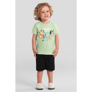 Camiseta infantil menino da Bluey em puff Brandili em Oferta na Shopee