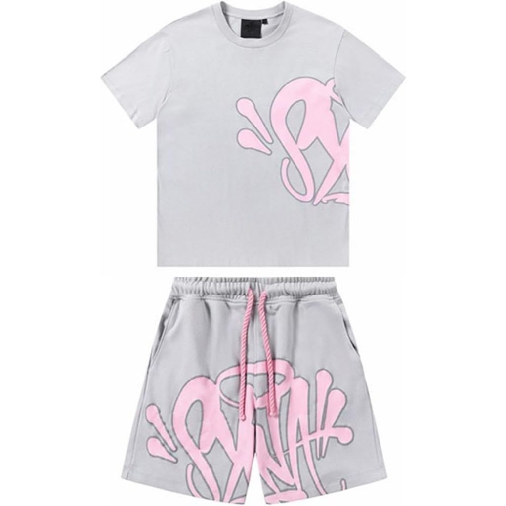 Camiseta Masculina Synaworld Central Trap Hip Hop Conjunto Y2k Streetwear Syna Shirt de Verão em Oferta na Shopee