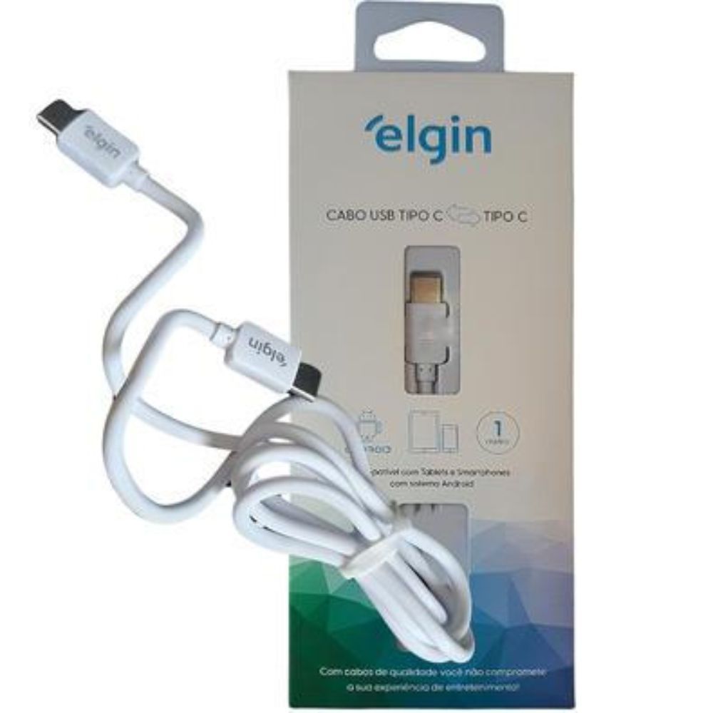 Cabo Usb TIpo C Para Usb Tipo C 1Metro 46RCTIPOCTPC Elgin