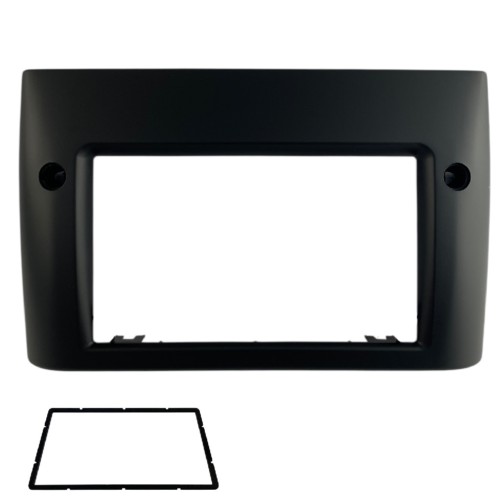 Moldura Painel Multimidia 7 Polegadas Fiat Stilo 2003 A 2011 Preto Fosco
