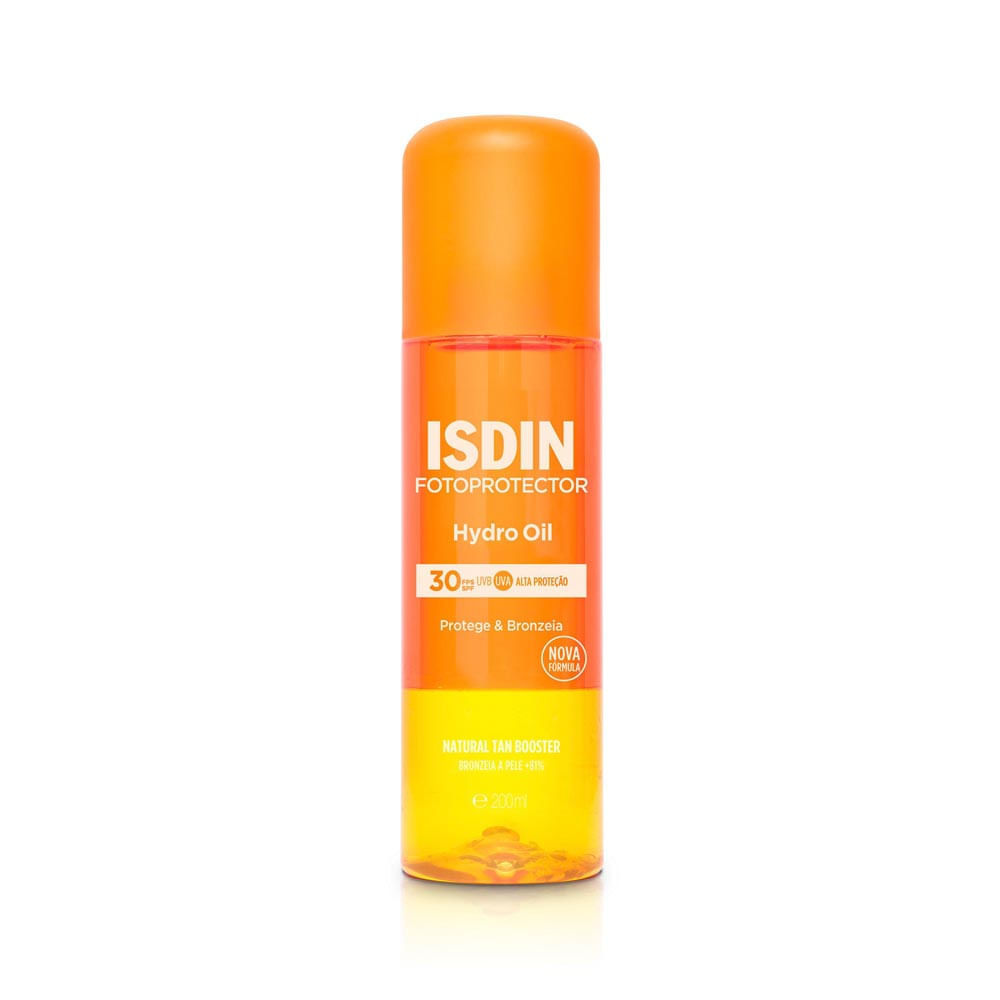 Protetor Solar Isdin Hydro Oil FPS 30 200ml em Oferta na Shopee