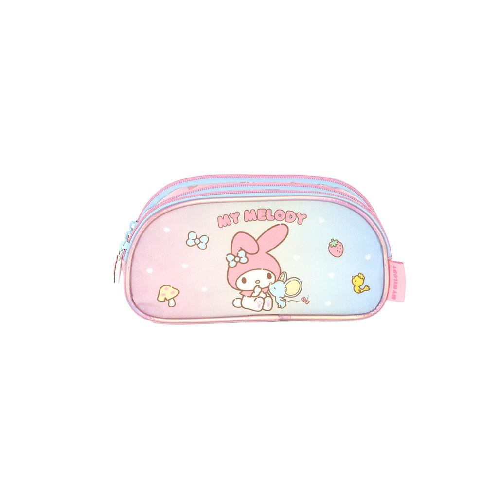 Estojo Triplo Infantil Médio Acetinado My Melody em Oferta na Shopee