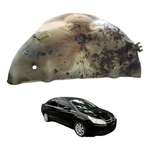 Defletor Calor Escapamento Citroen C4 Pallas 2.0 2009 Aut Prata