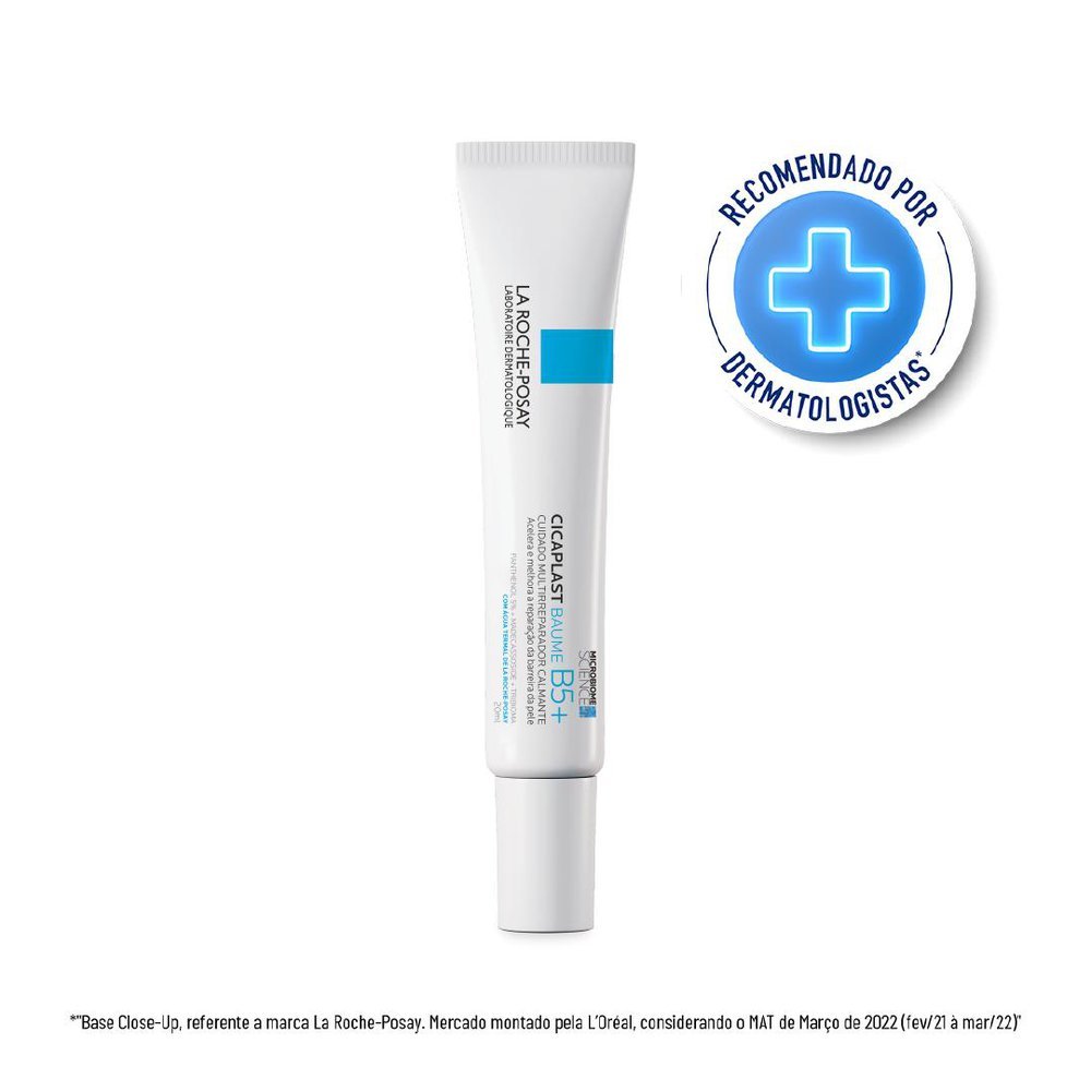 Cicaplast Baume B5+ La Roche Posay Cuidado Multirreparador Calmante 20ml em Oferta na Shopee