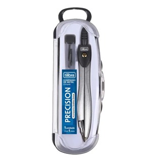 Compasso Escolar Precision Metal Tilibra em Oferta na Shopee