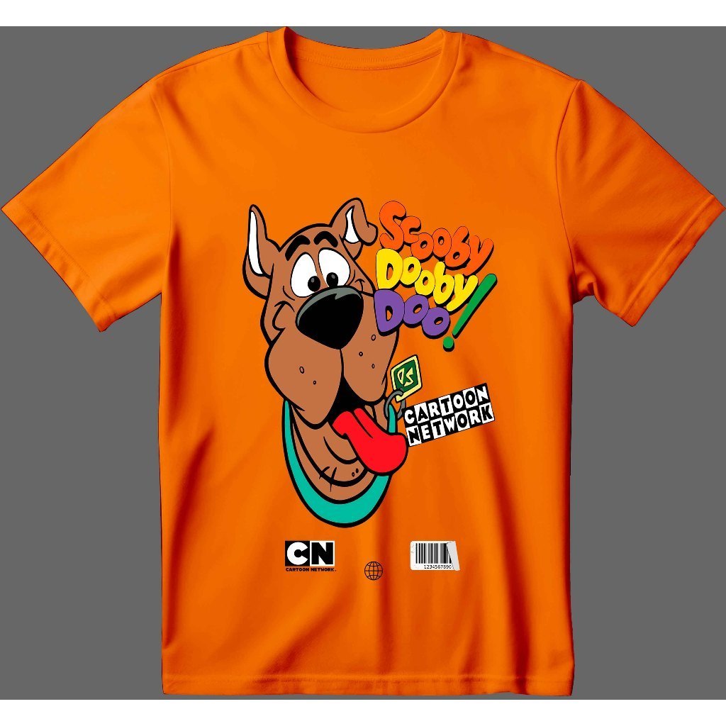 Camiseta camisa blusa Infantil Cartoon Scooby Doo 100% Algodão