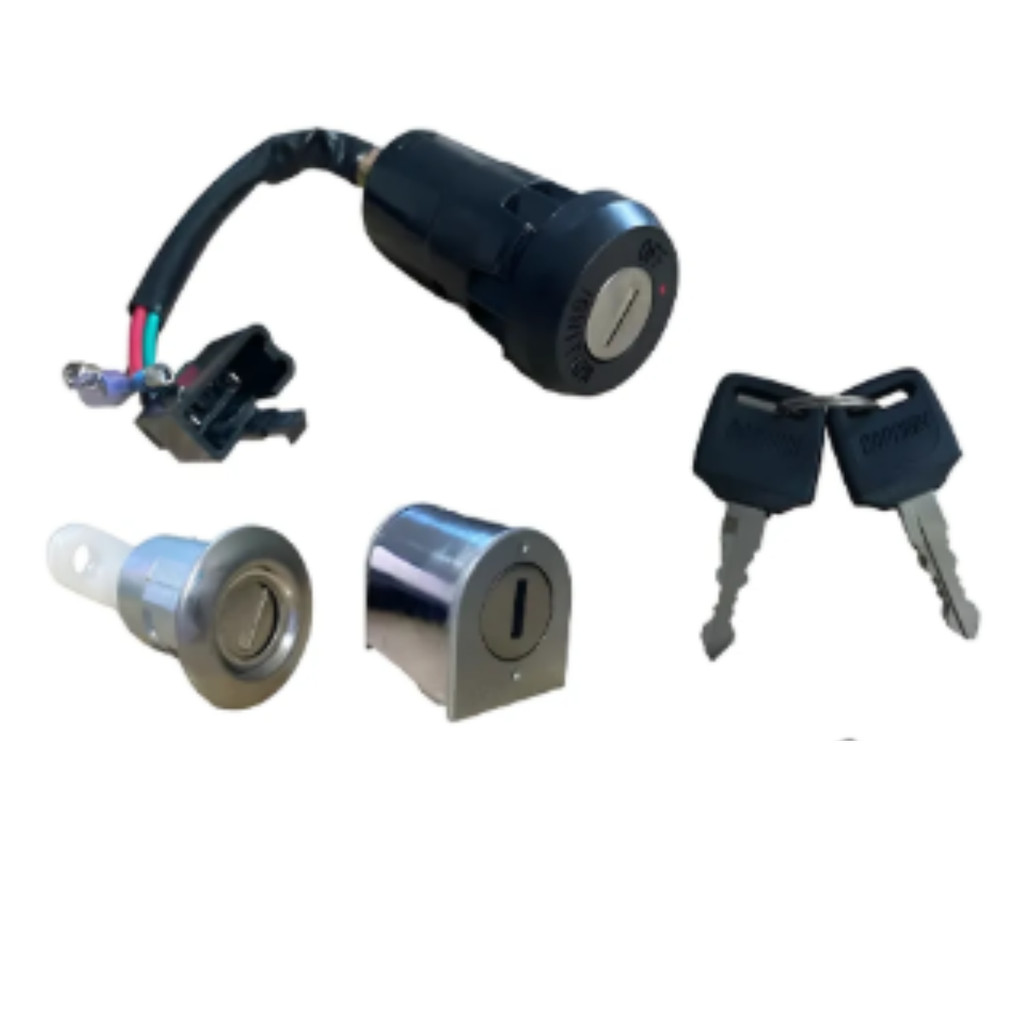 Chave Ignição Kit com Trava Assento e Guidão Pop 100 07-15
