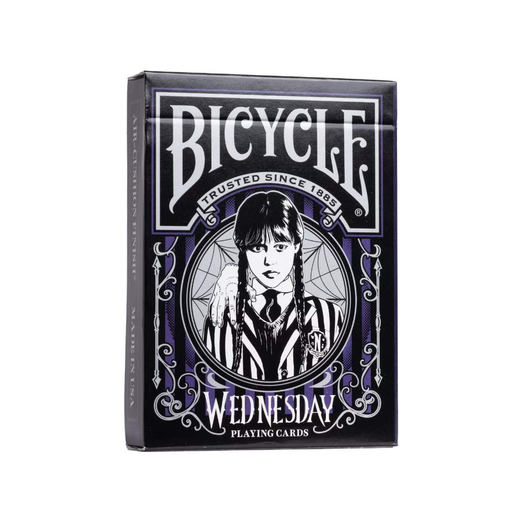 Baralho Bicycle Wandinha - Wednesday Addams c/ 54 cartas Copag - 83573