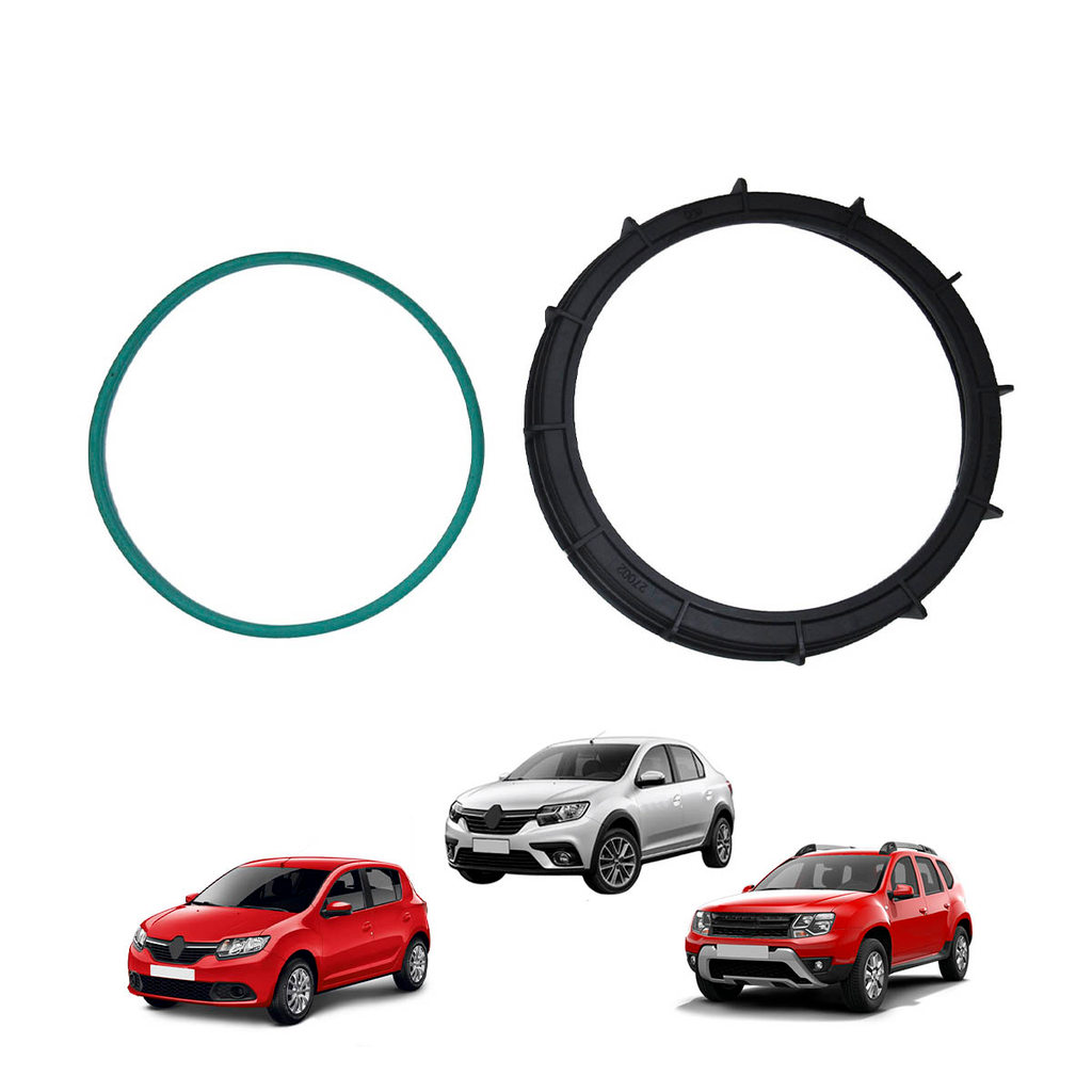 Porca do Tanque Combustível com Anel Vedação Renault Clio Sandero Logan Duster Megane Fluence Symbol