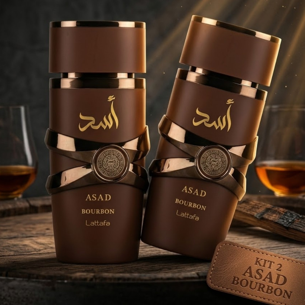 Kit De 01 Até 02 Perfumes Asad Bourbon Lattafa Masculino Alta Fixação Fragrância Árabe Importada em Oferta na Shopee