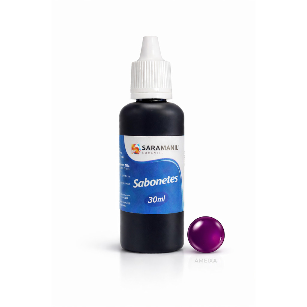Corante Líquido Sabonete 30ml Ameixa Saramanil