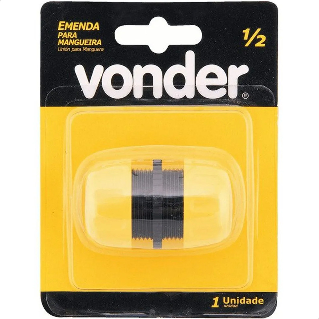Emenda para Mangueira 1/2" Vonder União e Reparo de Mangueiras Jardim Irrigação