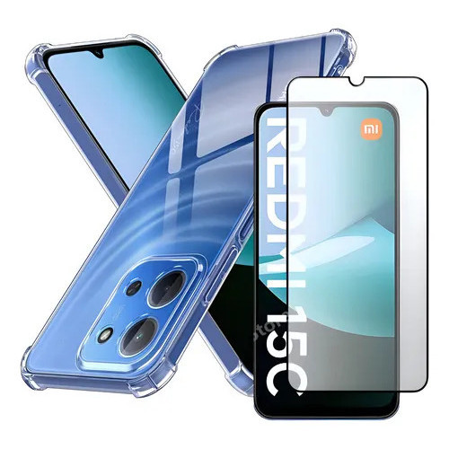 Capa + Película Cerâmica Xiaomi Redmi 15c - Resistente