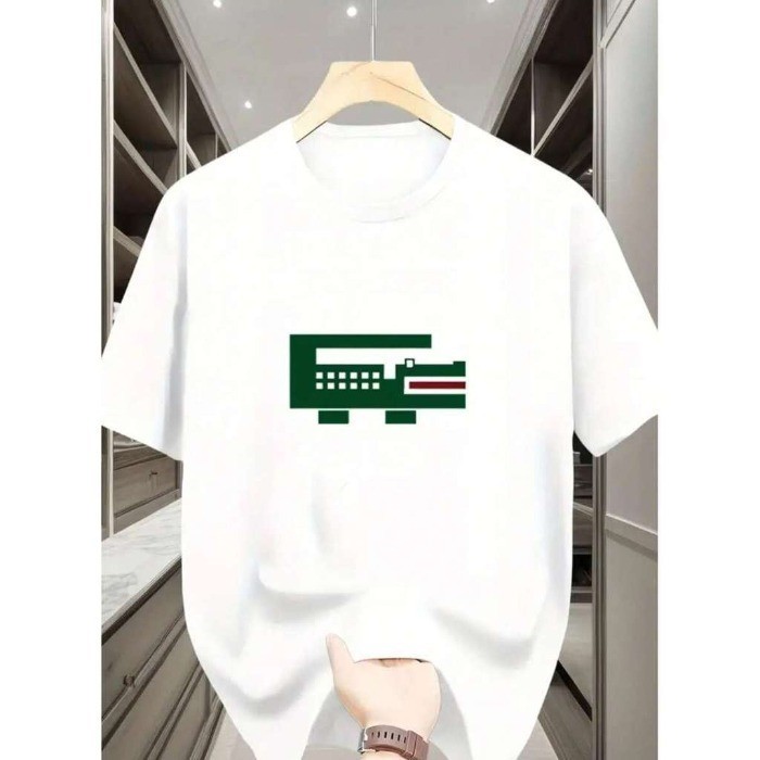 Camiseta infatil adulto  Masculina Estampa Jacare 30.1  Promoção Manga Curta