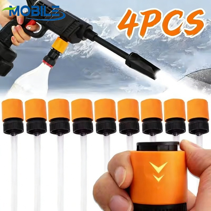 Conectores Rápidos De Tubo De Água De 1-4 Unidades-Adaptador De Lavadora De Alta Pressão-Portátil , Multiuso , Durável-M