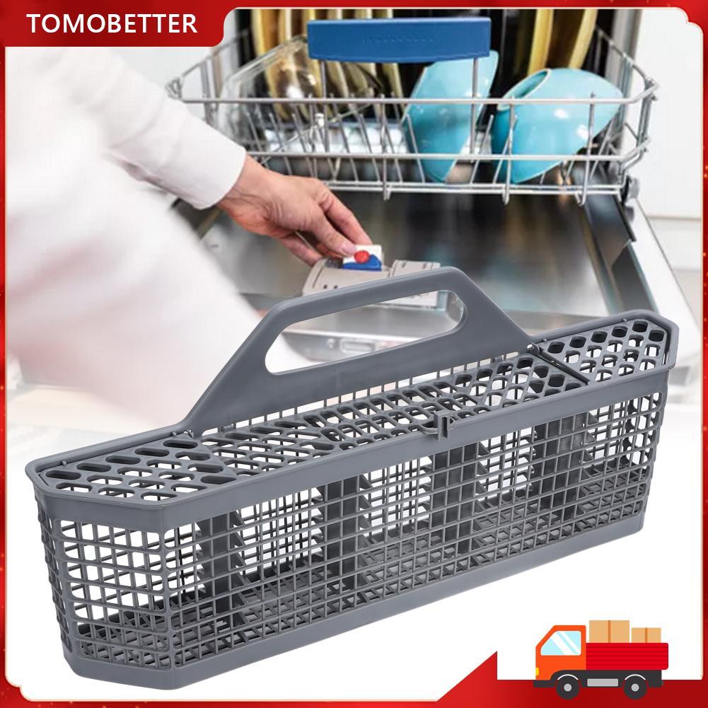 Tomvorks universal plástico máquina de lavar louça talheres cesta eficiente gota água secagem organizador ferramentas