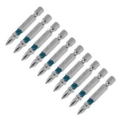 Bits Phillips PH1 50mm Aço Cromo Molibdênio 10 Peças Gross