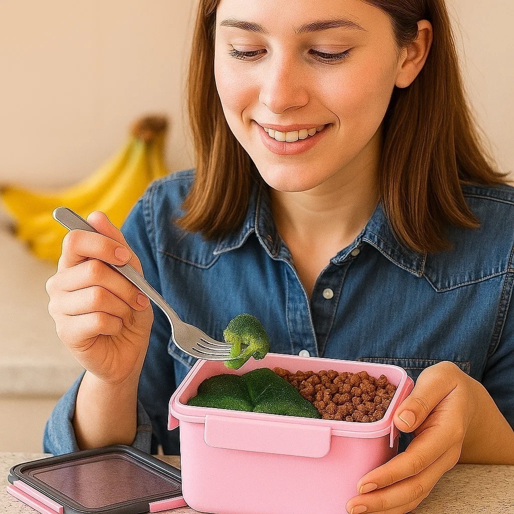Kit Saladeira Talher Rosa Prato Marmiteiro Comida Tigela Pote Vasilha Cozinha Achadinhos