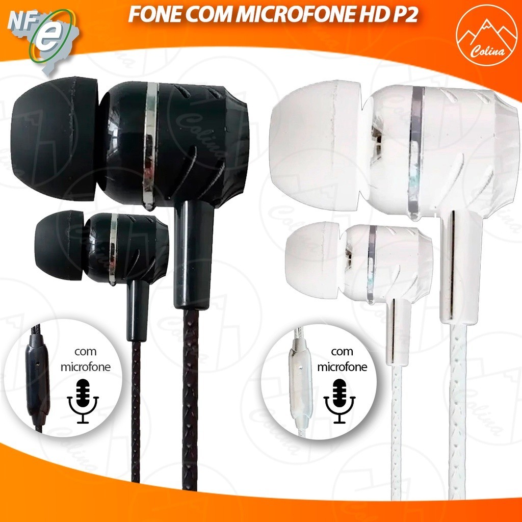 Fone Com Microfone HD P3 Hifi Headset Para Celular PC Oferta Salte Oficial