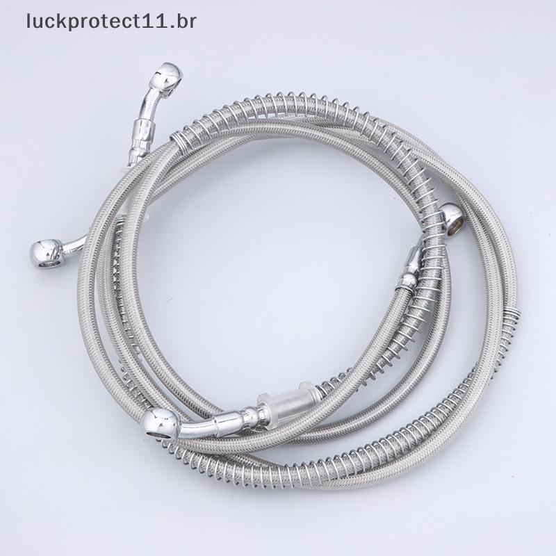 LTBR 50-200CM Motocicleta Freio Mangueira De Óleo Linha Universal Moto Aço Inoxidável Trançado Pipeline Modificação Peça