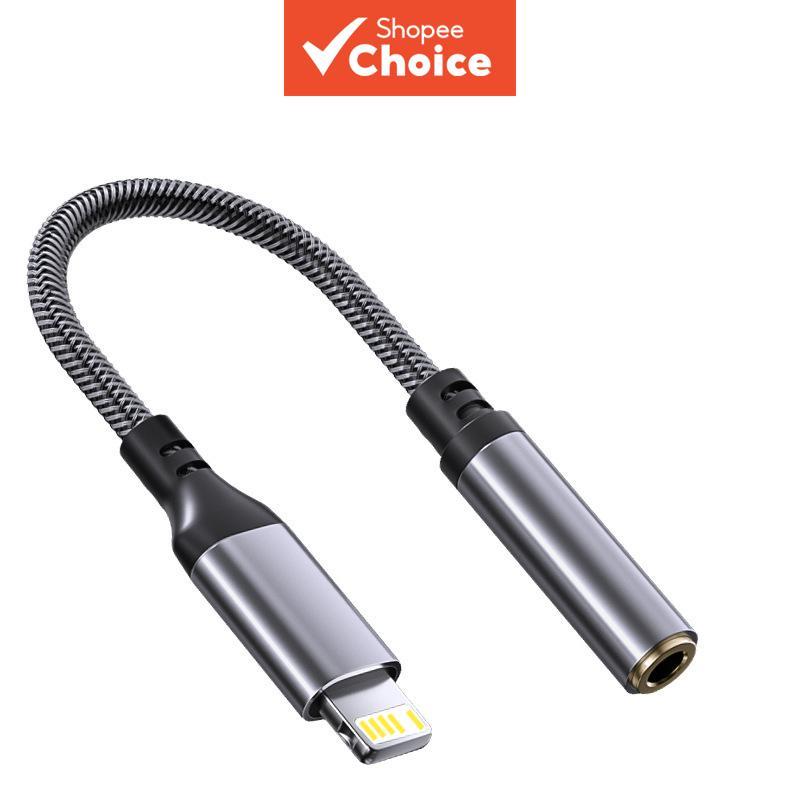 Cabo De Conexão De Áudio Do Adaptador De Entrada De Fone De Ouvido De 3.5 Mm Para iPhone Dispositivo Apple