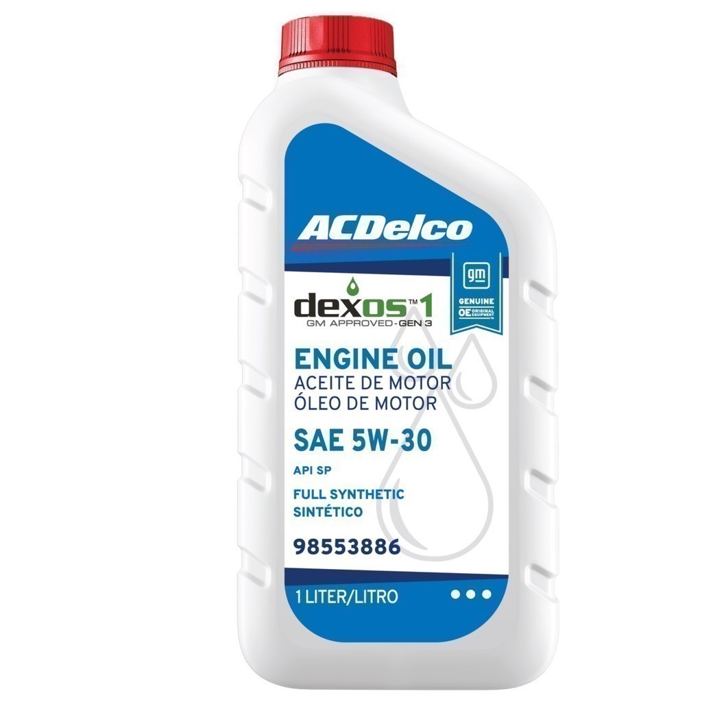 Óleo sintét motor SAE 5W30 API SP Dexos1 G3 ACDelco 98553886