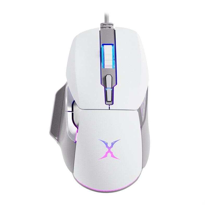 Mouse Gamer Foxxray BM-88, RGB, 7200DPI, 7 Botoes, Branco, FXR-BM-88-WH