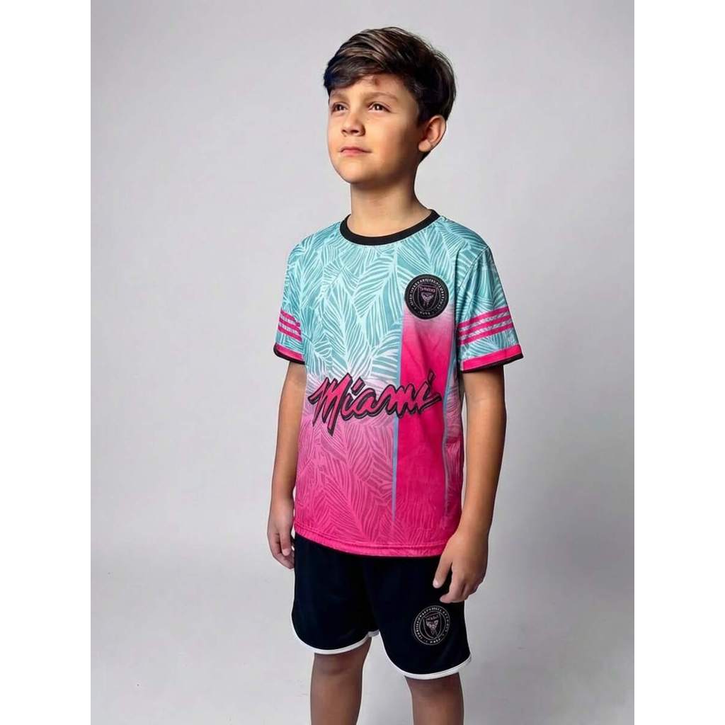 Conjunto infantil Miami Bordado com Detalhes Juvenil