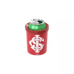 Porta Lata de plastico 350ml Internacional -Oficial Plasutil