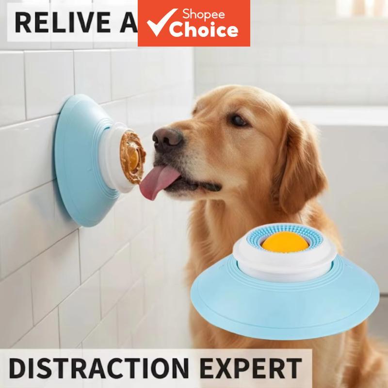 Alimentador Lento Do Brinquedo Da Bola Lamber Cão , Enriquecimento Calmante Para O Alívio Ansiedade Preparação Banho