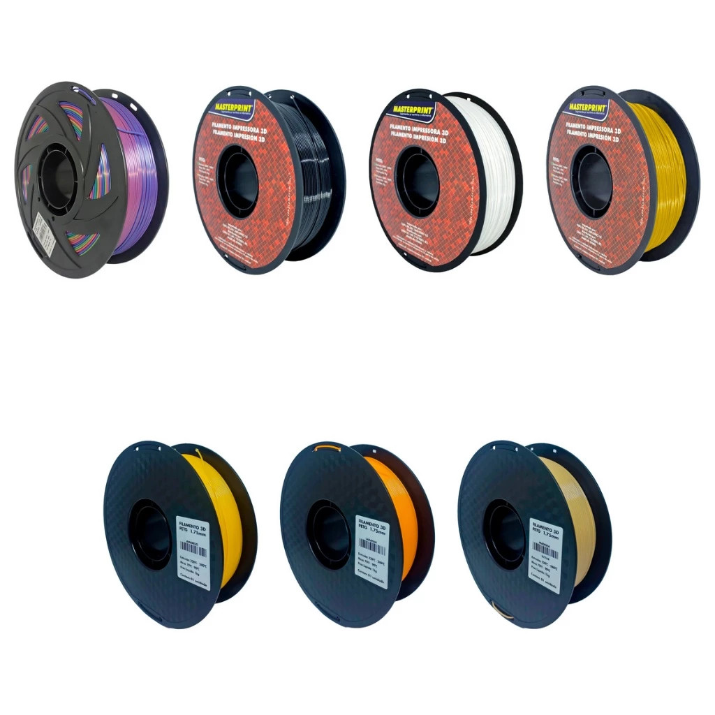 Filamento PETG Premium 1Kg  Impressões 3D de Alta Qualidade com Resistência e Fluidez Avançada