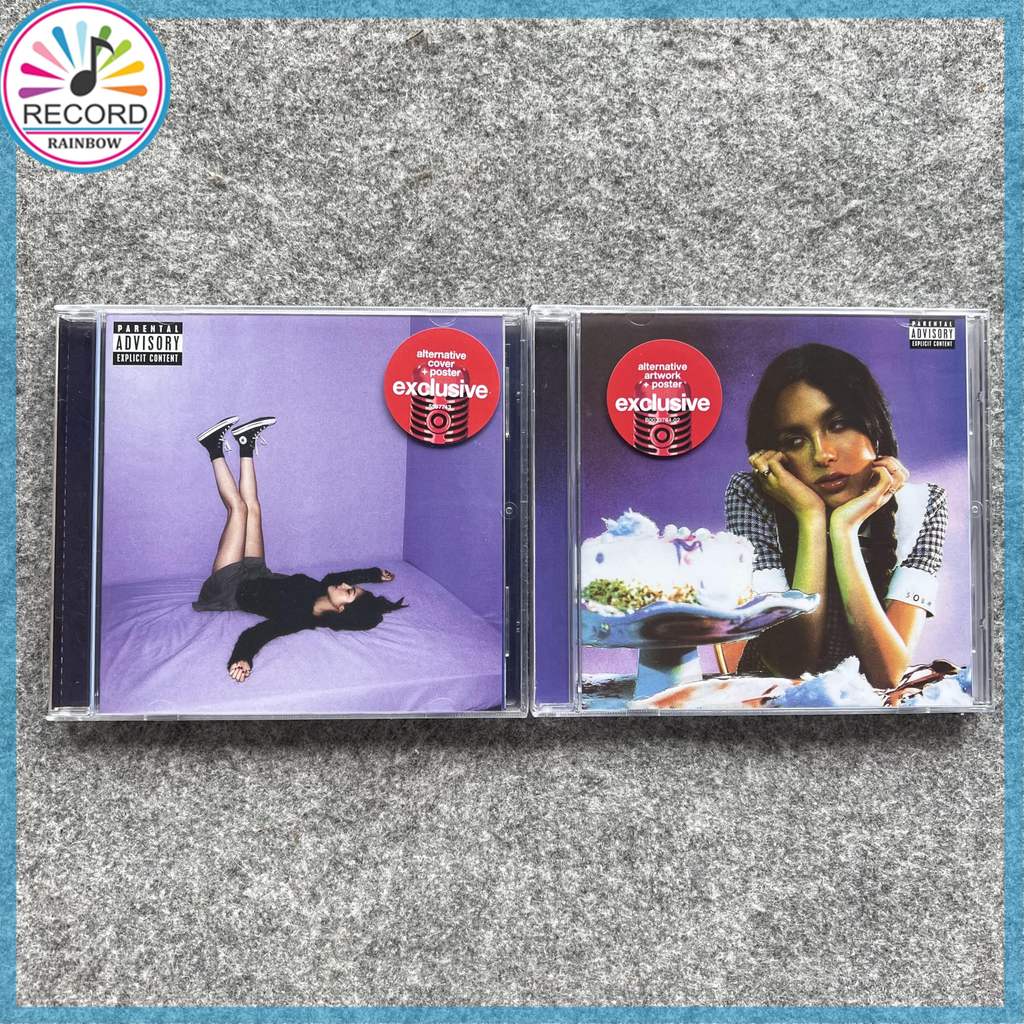 Olivia Rodrigo SOUR Target Exclusive & GUTS Exclusive Alternative CD Original 2 Albums Set Brand New [Lacrado] LXST