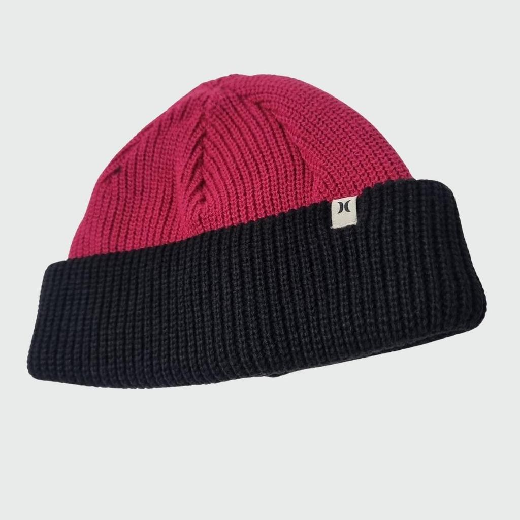 Gorro Hurley Double Color Rosa e Preto