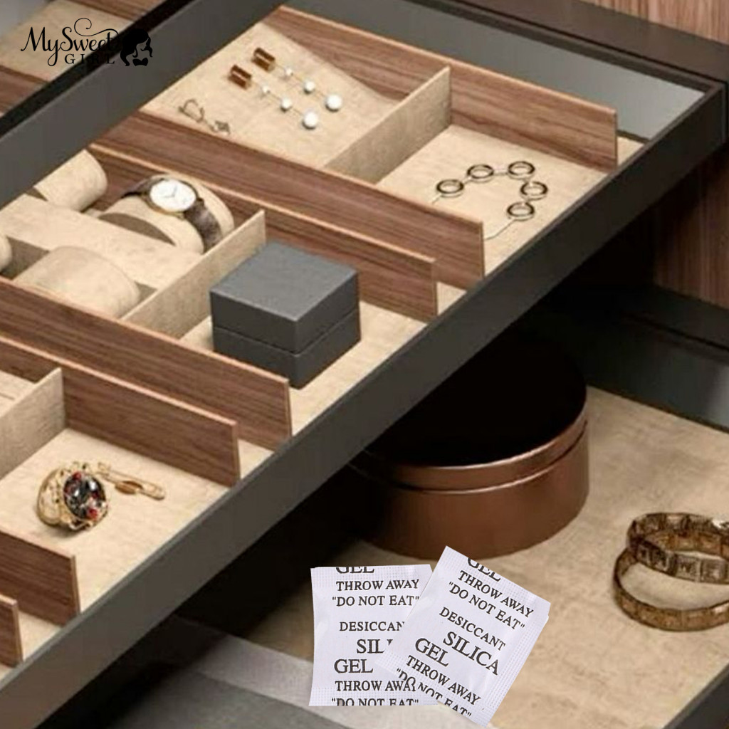 Moisture Protection Bags Absorber Packs 100pcs Silica Gel Packets 1/2g Absorbers for Electronics Jewelry Cameras Clothes