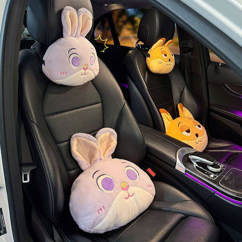 Zootopia Automotive Headrest Lumbar Support Pillow Car Seat Neck Pillow Neck Pillow NWlt