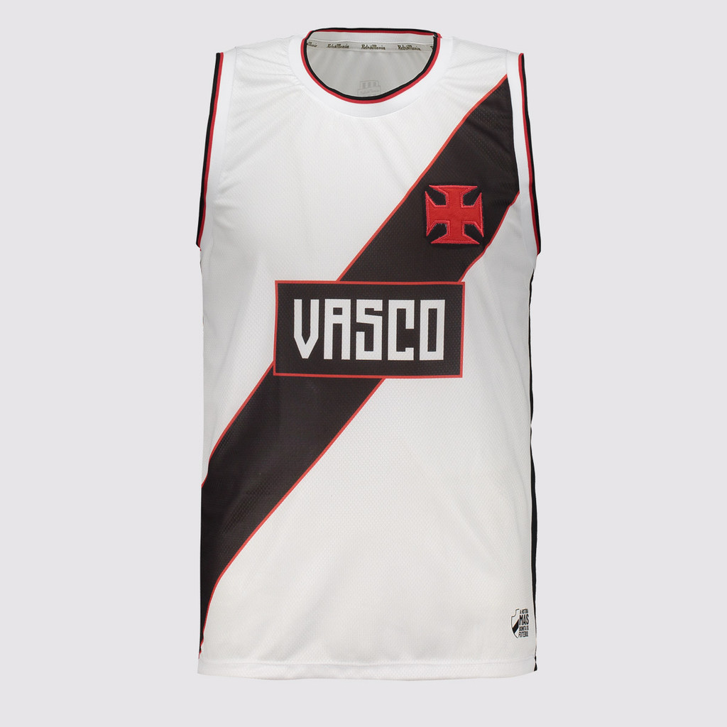 Regata Vasco Retrô Anos 2000 Branca