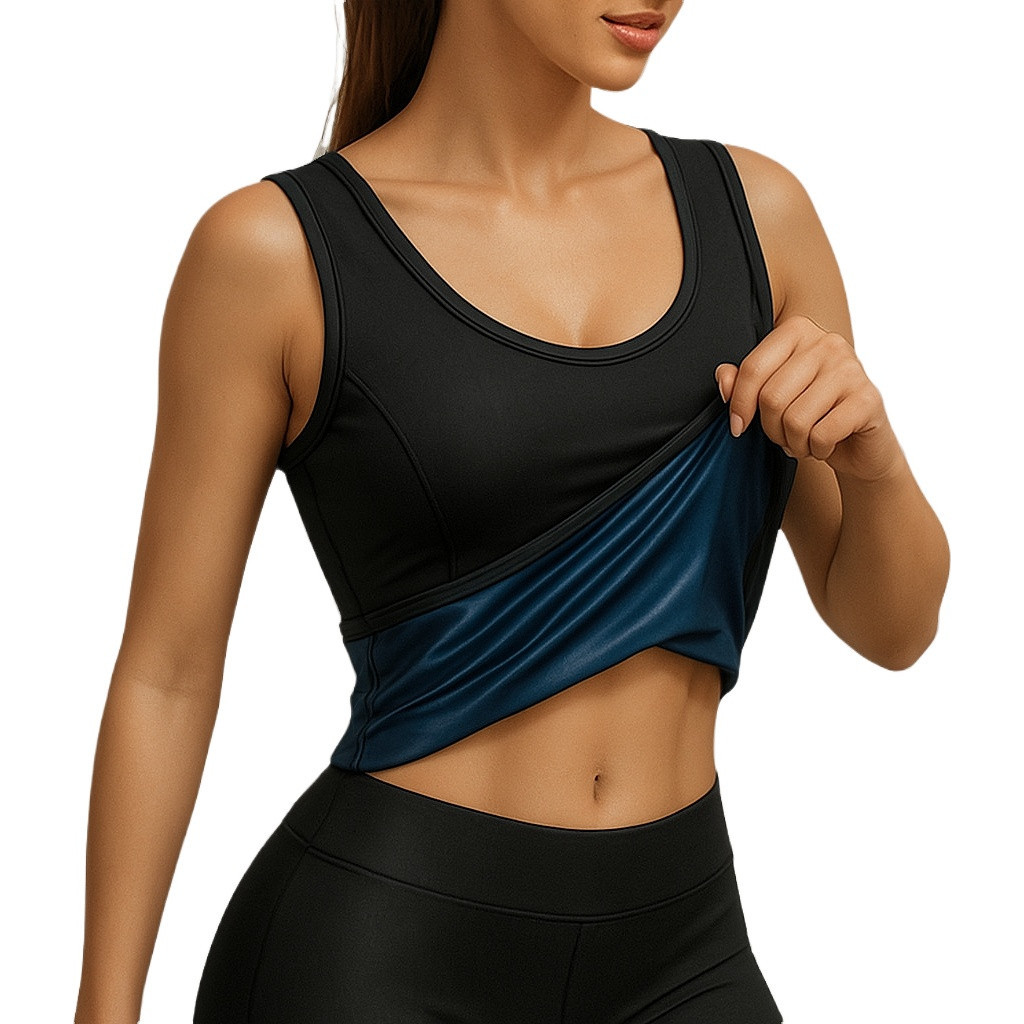 Colete Térmico Feminino Neoprene Modelador Queima Gordura Fitness em Oferta na Shopee