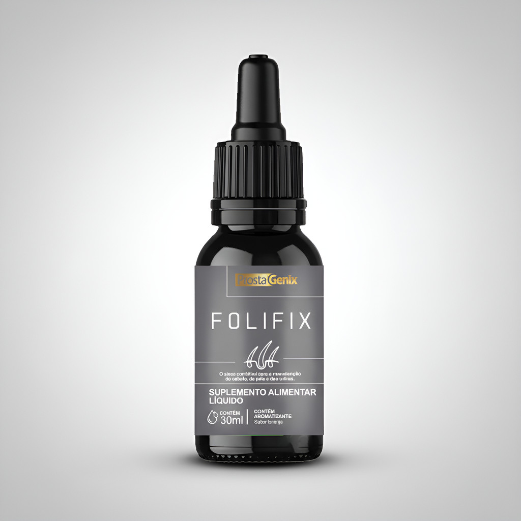 1 Folifix Gotas 30ml Cabelos Mais Saudáveis -envio Imediato