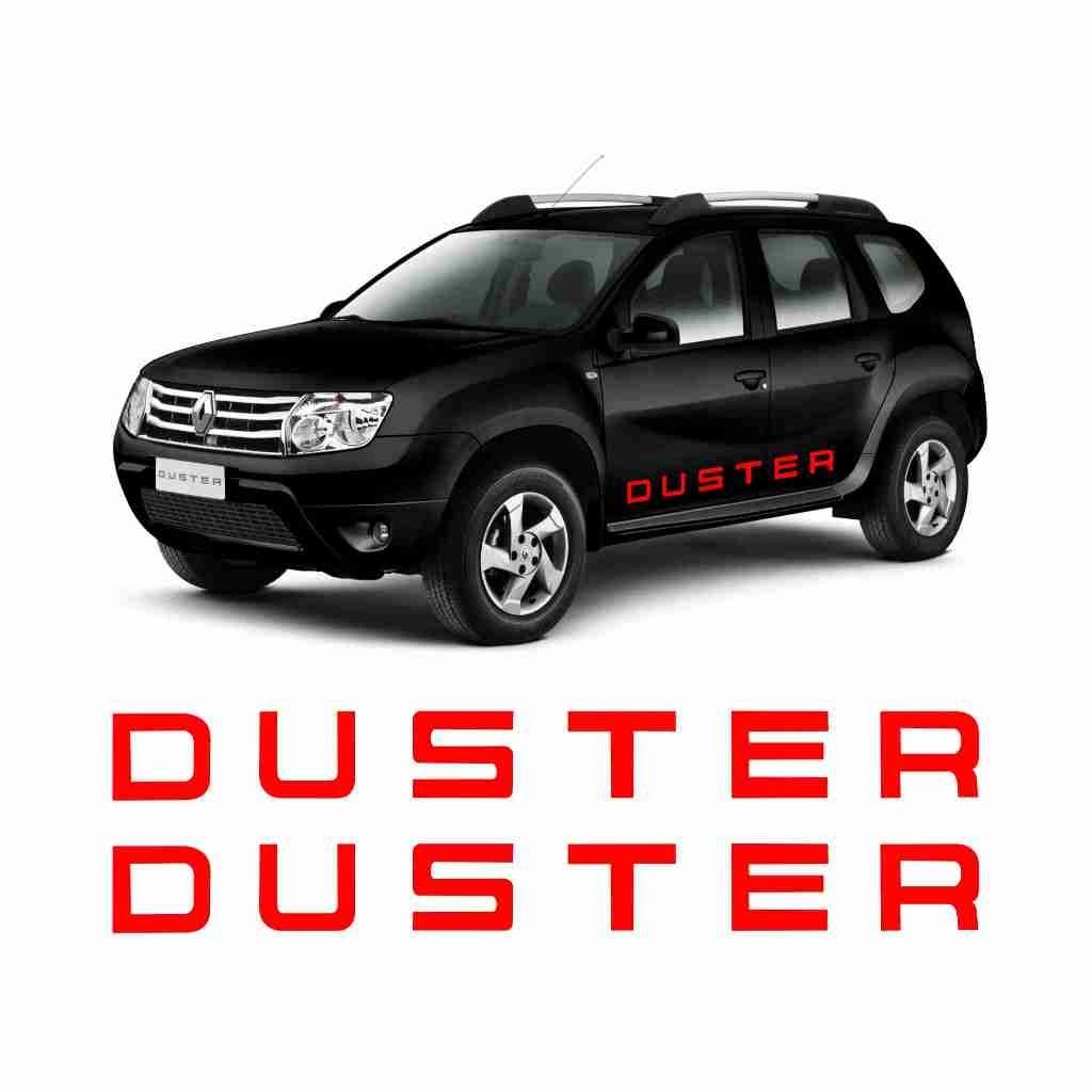 KIT 2 Adesivos Faixas Portas Lateral Duster Renault Personalizado Tuning Sport RN46