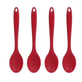 4/10 Kit Colher De Silicone - Colher De Arroz Para Estudantes E Adultos, Colher De Boca Grande Para Cozinha DoméStica