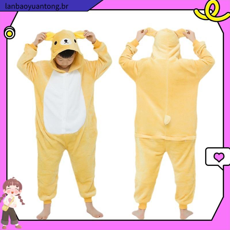 Kigurumi Stitch Dinossauro Onesies Kids Pijamas Meninos Fato De Salto Para Crianças Meninas Cosplay Baby Costume