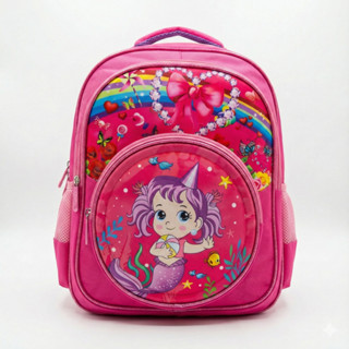 Mochila Infantil Feminina Para Escola Estampa Colorida Alta Qualidade em Oferta na Shopee