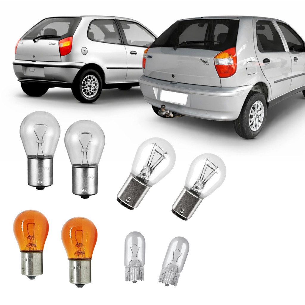 Jogo Lampada Lanterna Traseira Ré Seta Palio G1 G2 G3 Envio Rapido em Oferta na Shopee