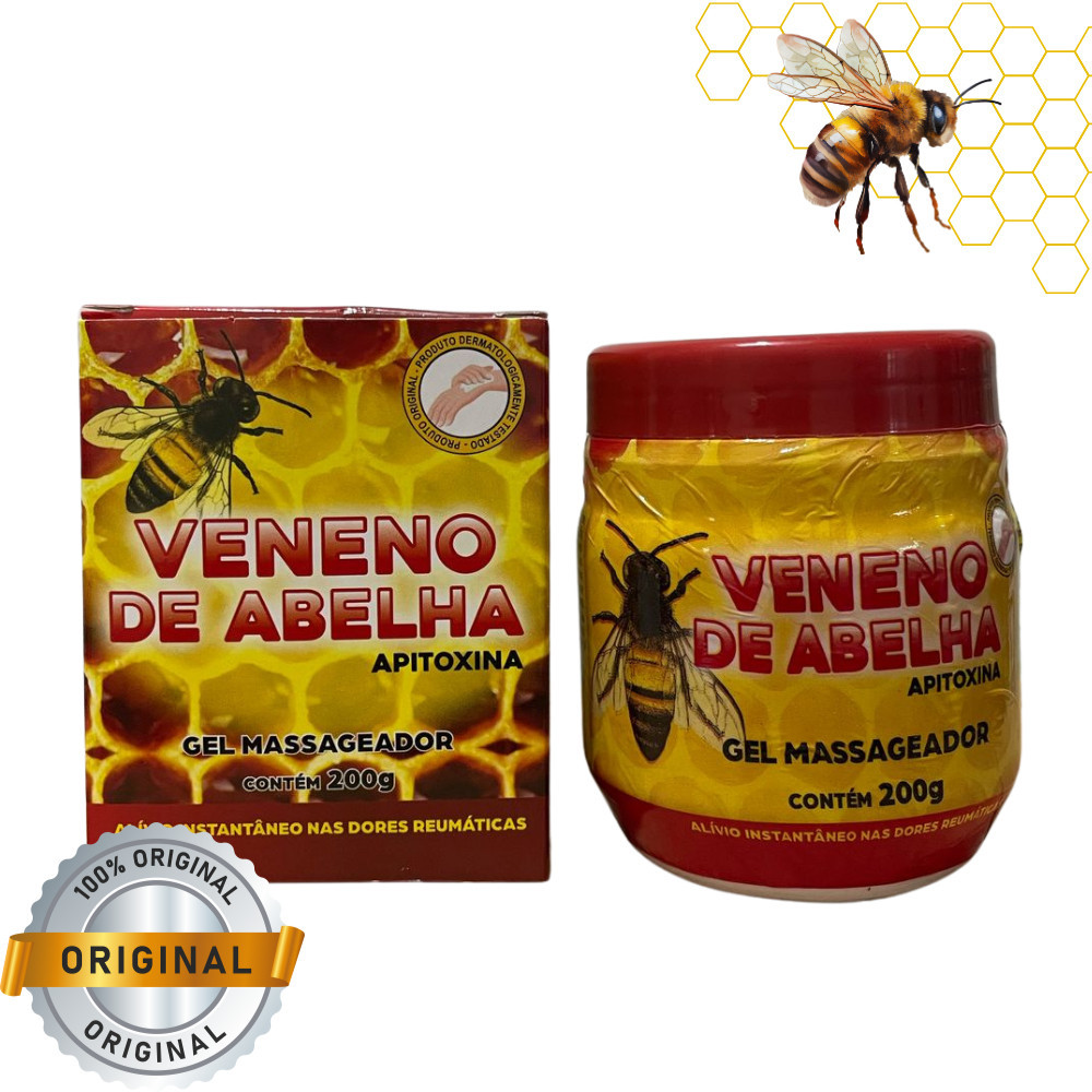 Kit 3 Potes Pomada Abelha - EXTRA FORTE 200g em Oferta na Shopee