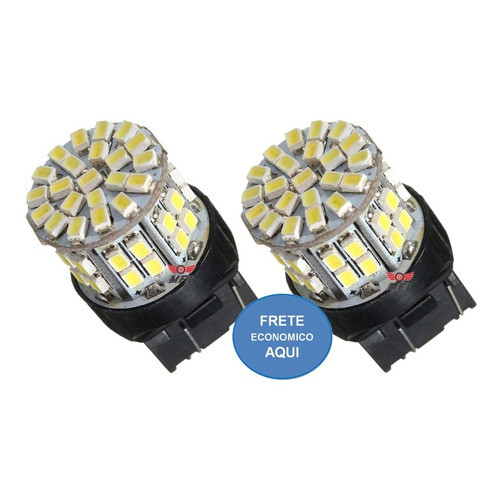 KIT 2 LAMPADA T20 50 LED 1 2 POLO 7440 7443 BRANCA +FORTE em Oferta na Shopee
