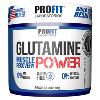 Glutamina 300g Glutamine Power Profit Saúde Recuperação Bem-Estar em Oferta na Shopee