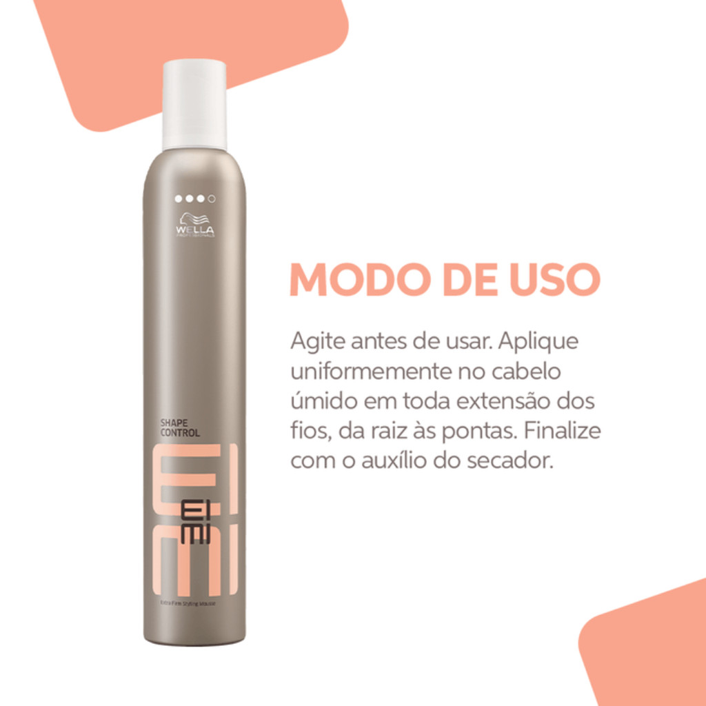 Wella - EIMI Shape Control - Mousse Modeladora 300ml · foto 2