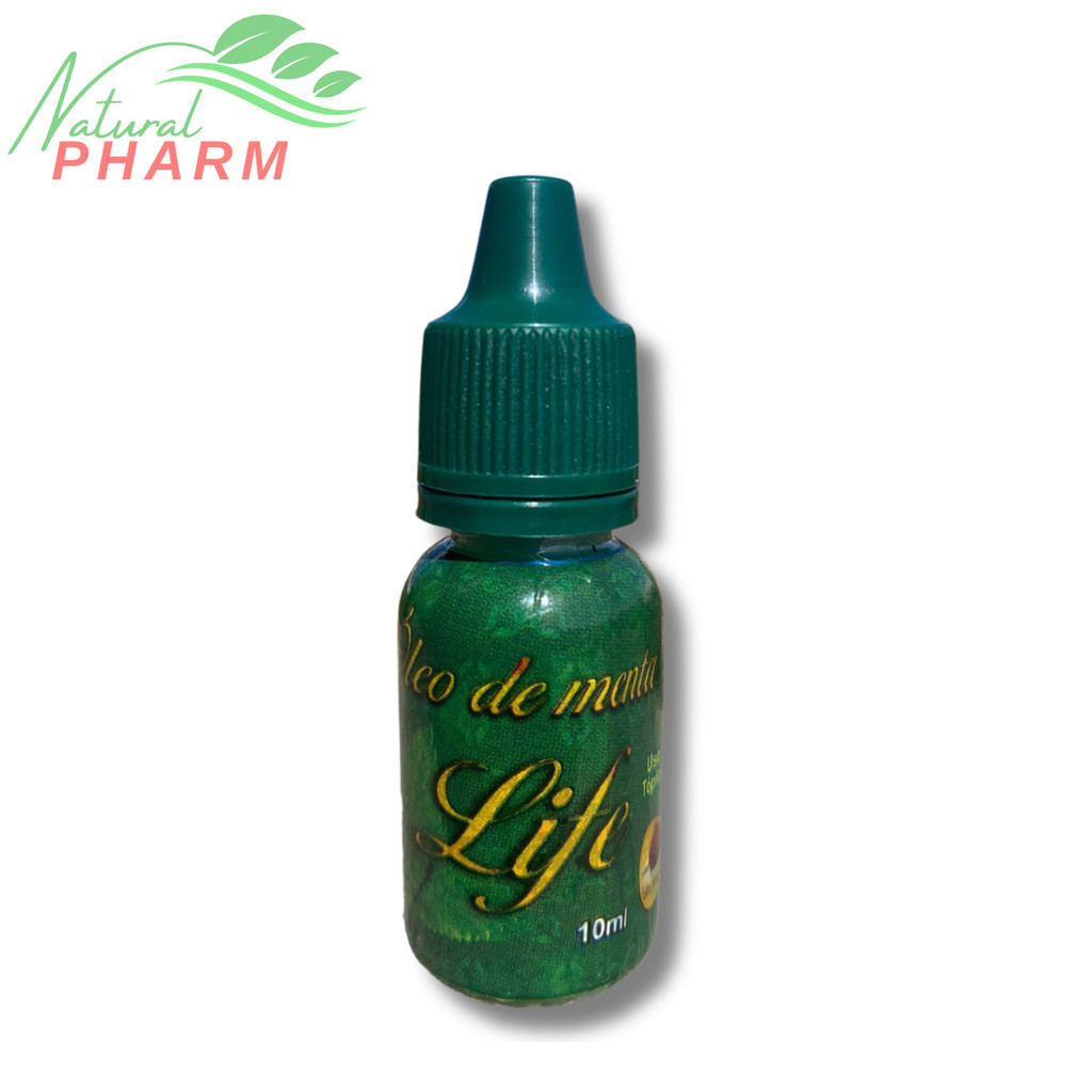 Kit 3 Unidades Óleo De Menta Life 10ml